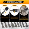 weyleity 10PCS Air Hammer Chisel Set | 0.401" Shank Pneumatic