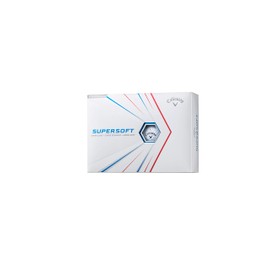 Callaway SUPERSOFT 2021 Golf Balls, 1 Dozen (12 Piece), 2 Piece, White