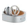 VALENTINO Hampton Belt W75 Argento
