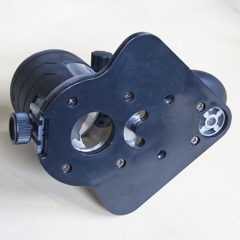 KATSU Trimmer Router Offset Base, Fully Adjustable, for Electirc or