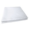 Euroshowers WHITE DIAMOND FABRIC SHOWER EXTRA LONG AND EXTRA WIDE