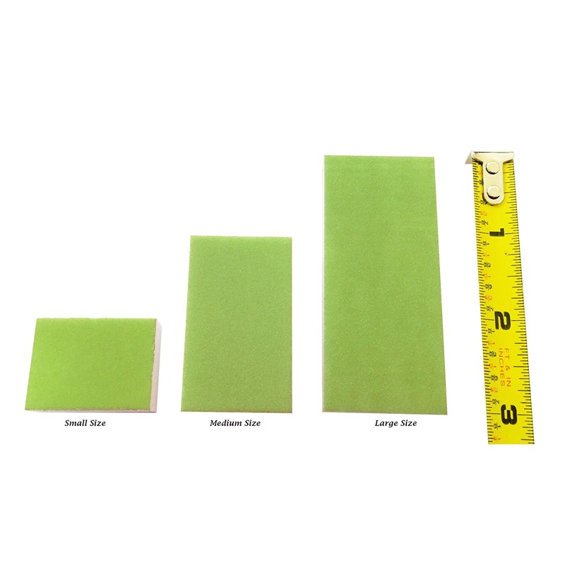 IBI Disposable Green Large Slim Buffer(100pcs) (Large/Green)