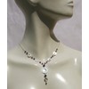 15 x Purple Amethyst Faceted 925 Silver, Necklace With Circular