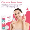 Evereve Multipurpose Cotton Pads, 200 Pcs, 100% Cotton, With Aloe