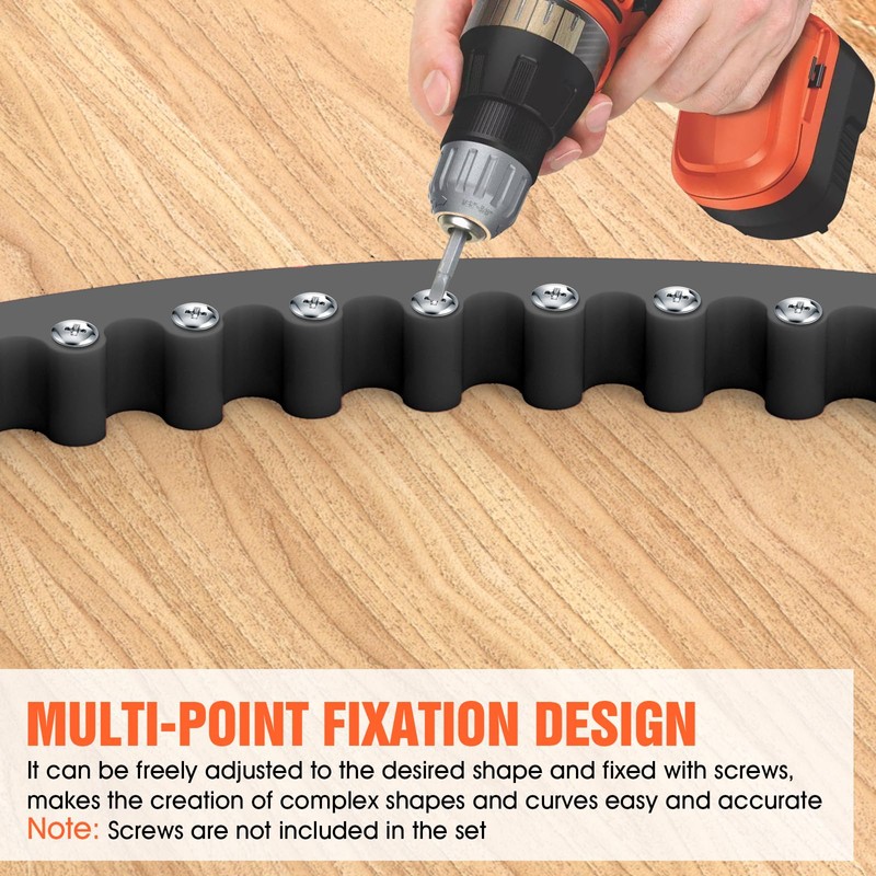 Router Edge Guide, Flexible Jig and Template for Woodworking, Wood