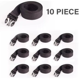 GOODSMANN Boat Cover Tie Down Straps 10 pcs 172cm Webbing Strap with a Male Buck