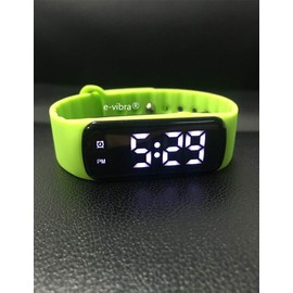 e-vibra 12 Alarm Vibrating Alarm Watch Medical Reminder Watch - with Timer and 12 Daily Alarms (Green - Small)