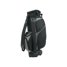 RJ Sports Spinner X 9.5" Transport Cart Bag, Black/Heather Grey, 9.5