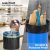 O2frepak 125Liter Large Kitchen Drawstring Trash Bags,Heavy Duty,Tasteless,Strong and 80x100cm