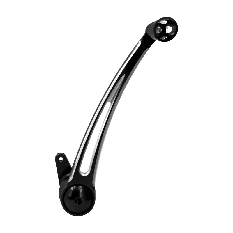 HDBUBALUS Black CNC Brake Lever Arm Peg Pedal For Harley