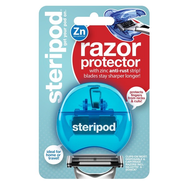 Steripod Razorpod - Clip-On Razor Protector (Blue)