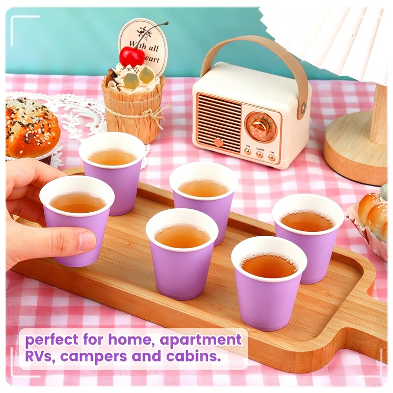 Mnuizu 50 Pack 3 Oz Bathroom Cups, Disposable Paper Cups,