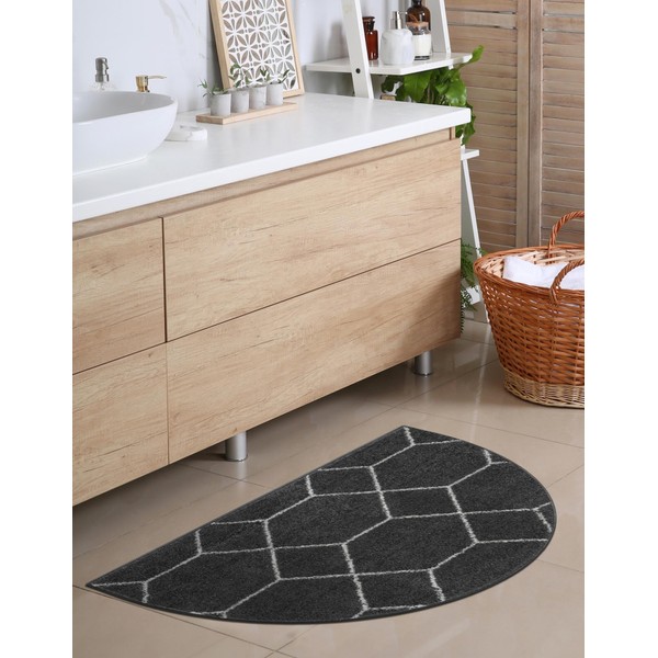 Unique Loom Trellis Frieze Collection Area Rug - Geometric (2'