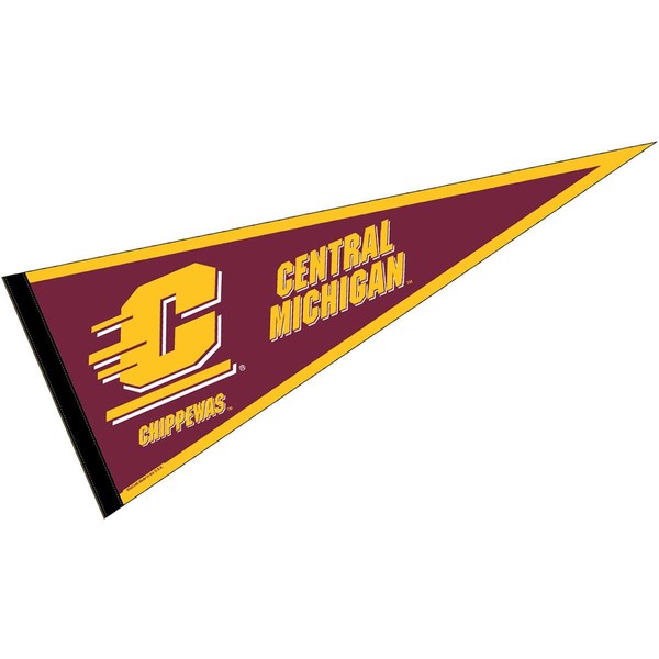 College Flags & Banners Co. Central Michigan Chippewas Pennant Full Size Felt