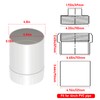 4" Sewer Cleanout Adapter with Plug Pipe Fitting, PVC DWV