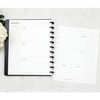 BetterNote 2025 HORIZONTAL Calendar Refill for Disc Notebook, Fits Levenger