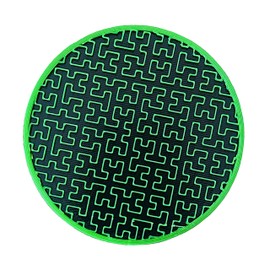 Cyber Circuit Glow Coasters – Neon Gamer Drink Mats (Hacker Green)