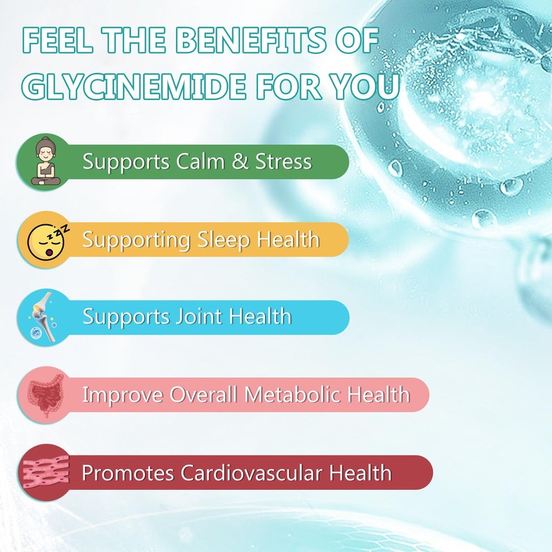 CANLIST Magnesium Glycinate Supplements 450mg for Bone & Muscle Health,