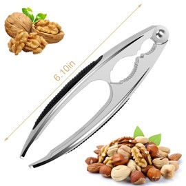 MxTong Nut Cracker Walnut Cracker Nutcracker for all Nuts Heavy Duty Nutcracker Tool with Non-slip Handle for Pecan Hazelnuts Almonds Brazil Nuts Crab Leg Lobster (2 Pack)