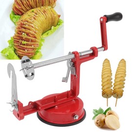 Potato Spiral Cutter, Apple Peeler, 3 in 1 Apples Peelers Corer Remover Slicer Cutter Spiral, Potato and Fruit Vegetable Multifunction Manual Peeling Machine for Kitchen Tool