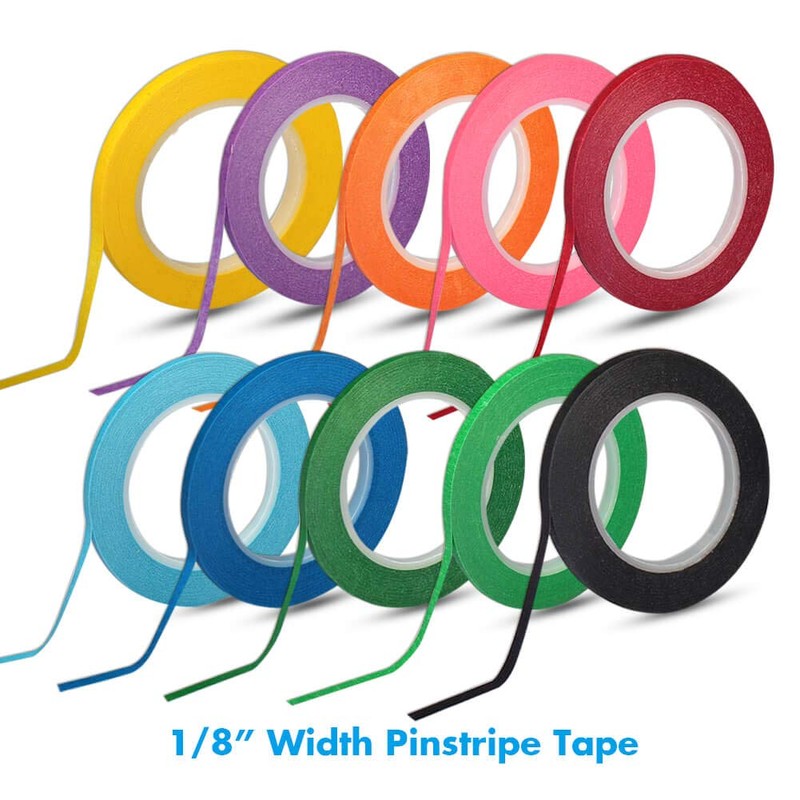 Selizo 10 Rolls 1/8” Whiteboard Pinstripe Tape Dry Erase Board