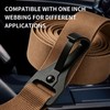 Mi PupJoy 2Pcs Metal Strap Spring Snap Hook, Dog Seat