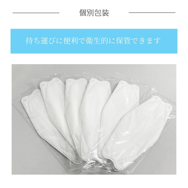 Fuji KF94 Mask, 4 Layer Non-woven Fabric Mask (20 Pieces),