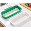 Hanging Garbage Bag Holder for Kitchen Cabinets – Covered Compact