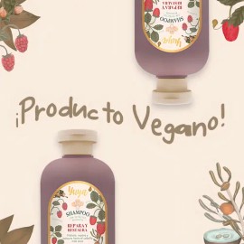 Shampoo Para Cabello Yuya 100% Orgánico Frambuesa 450 Ml