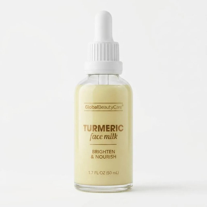Global Beauty Leche Facial Curcuma Glicerina Ilumina Hidrata