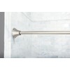 Moen Curved Adjustable Spring Tension No Drill Shower Curtain Rod