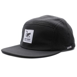 5 Panel Recycled Lambfield Classic Jockey Cap One Size, black, Unit size