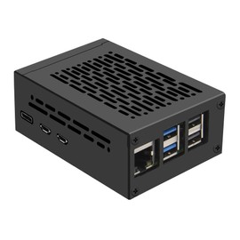 Geekworm PCIe Metal Case P580-V2 for X1005 & Raspberry Pi 5 & Active Cooler