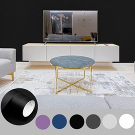 Homease Solid Black Wallpaper 24 x 196 inch Thick Matte Black Contact Paper Decorative Peel and Stick Wallpaper for Shelf Liner Cabinet Table Door Waterproof Vinyl Self Adhesive PVC Film