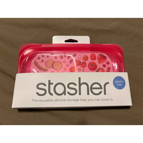 Stasher Reusable Silicone Storage Bag You Can Cook In -