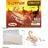 Puzzled 3D Puzzle Scorpion Wood Craft Construction Model Kit, Fun