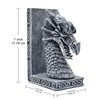Dragon Bookends for Shelves Set of 2 - Heavy Book