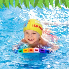 3 Pcs Kids Swimming Caps Swimming Hat for Boys Girls Waterproof Nylon Swim Caps Comfortable Bathing Caps for Child (Classic Style)