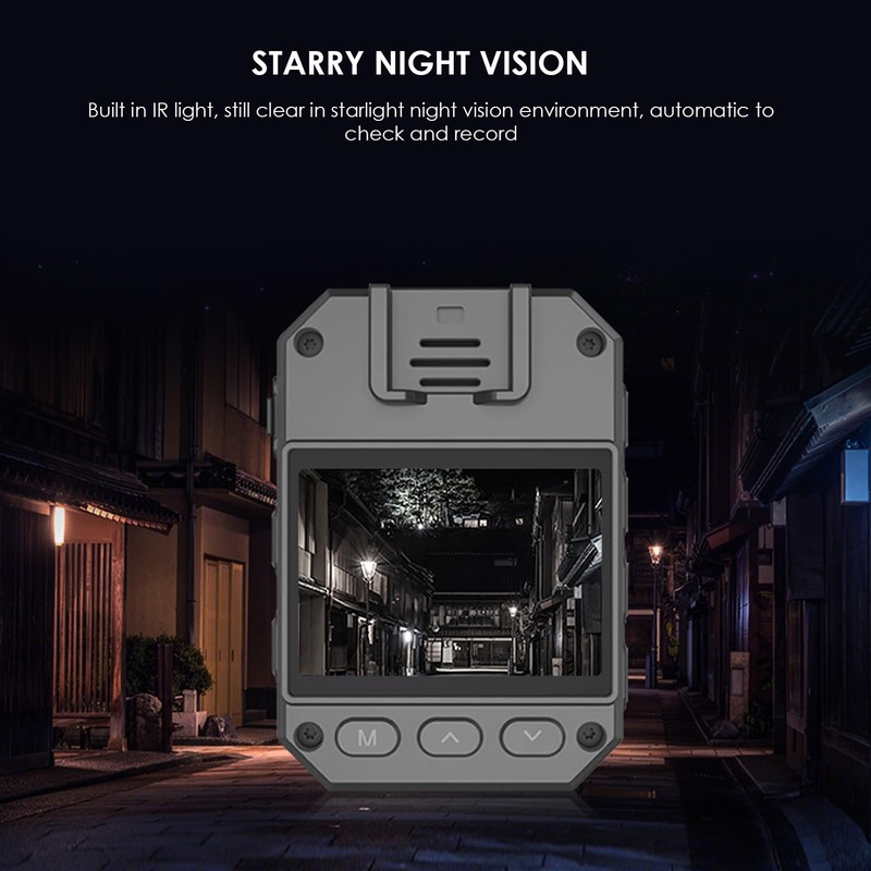 4K Body Camera, Portable WiFi Body Camera with Shoulder Clip