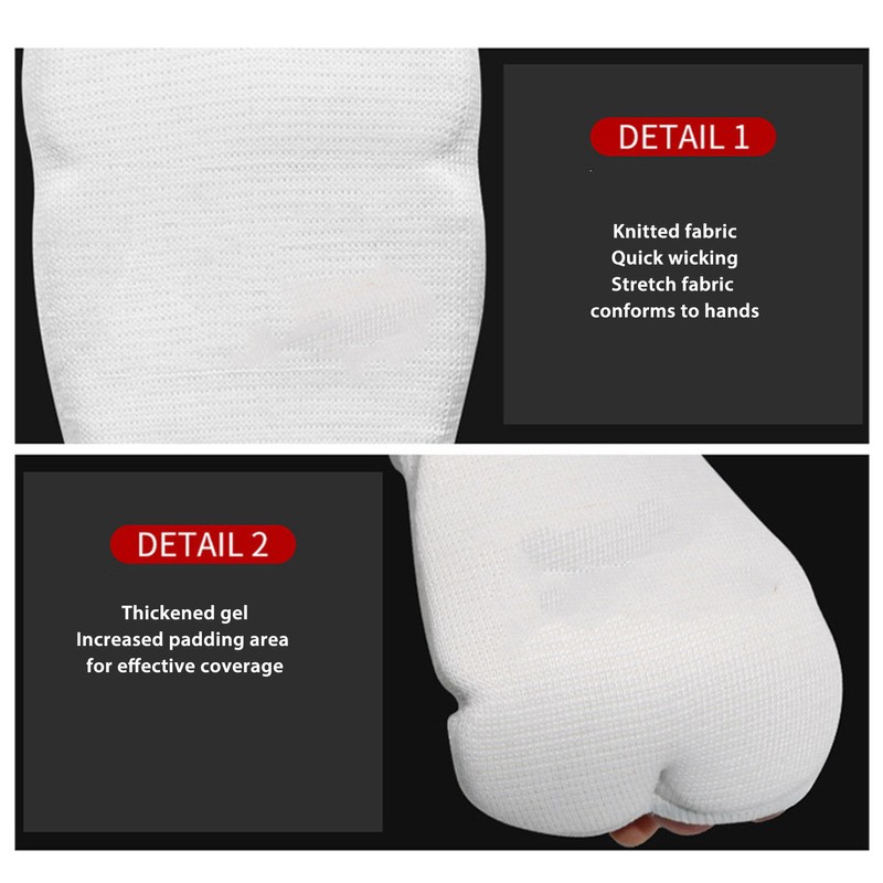 Boxing Gloves Hand Wraps Nylon Gel Anti Slip Half Finger