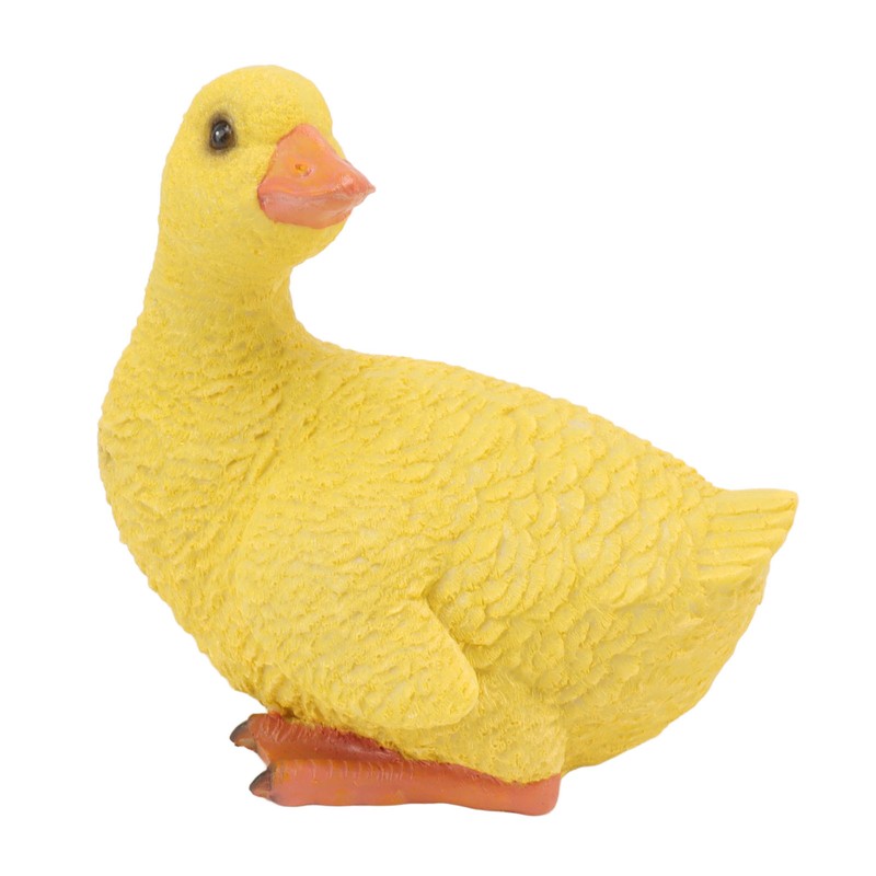 Duck Ornament Resin Weather Resistant Cute Vivid Expression Duck Statues