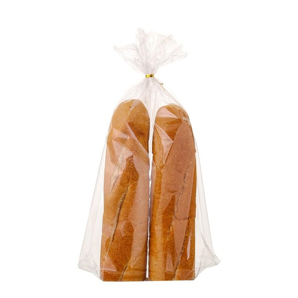 Lesibag Baguette Bread Fresh Plastic Bag 10" x 20‘’ Mirco