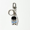 A3B3 Afro Penguin Acrylic Keyring