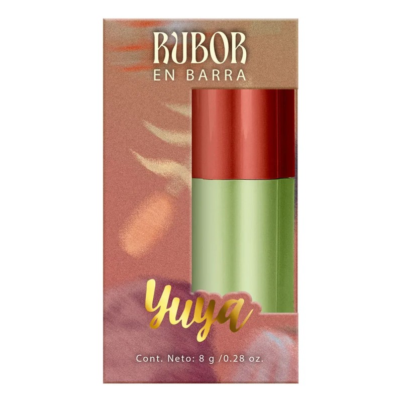 Rubor En Barra Begonia Para Rostro 8g Yuya Naranja Tostado