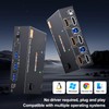 Dual Monitor 8K HDMI KVM Switch 8K@60Hz 4K@120Hz HDMI USB