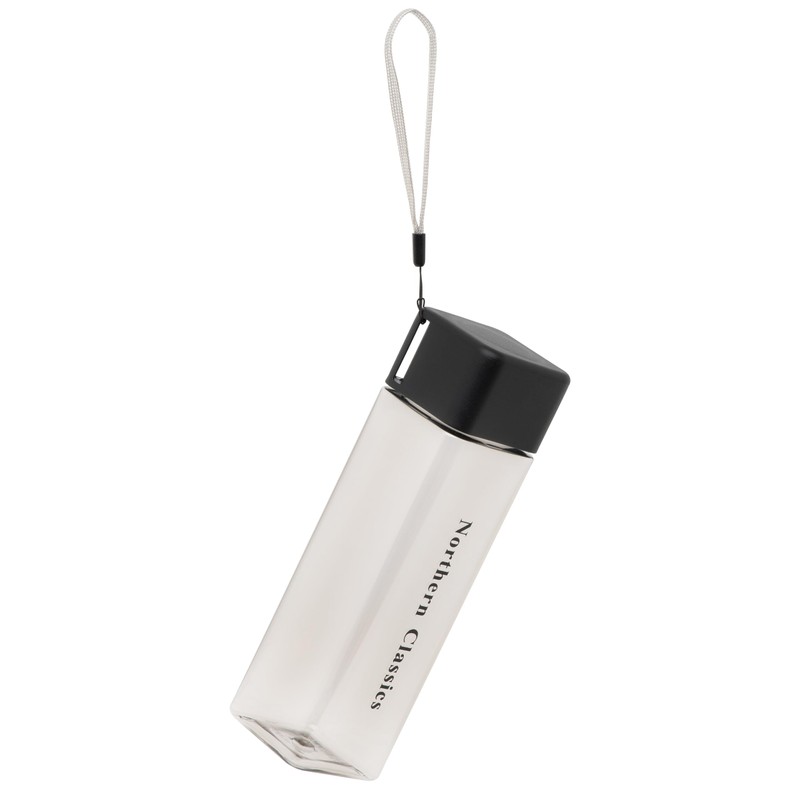 Generisch Stylish Square Designer Qubelle 480ml Clear Water Bottle with