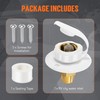 TONDA RV City Water Inlet with Check Valve, Brass Thread