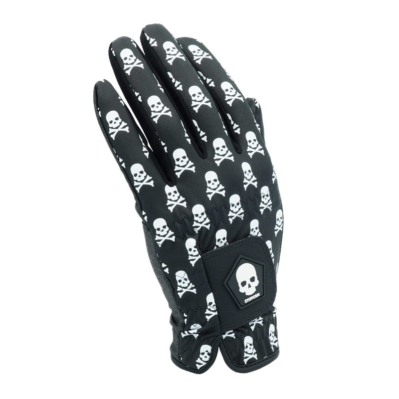TULANG WEATHERPROOF Men's All Weather Skull Golf Glove Worn Touran