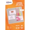 Avery 250 Business Cards Micro-Perforated 85x54 mm 185 g/m²