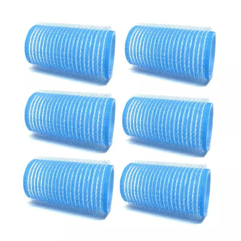 셀프 그립 헤어 롤러 다양한 색상 6PC Self Grip Hair